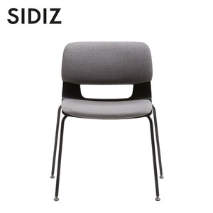 [초특가 할인] 시디즈 MN801E 등좌판패딩 블랙쉘 버튼 의자 (4Leg 펠트글라이드/ 수직적층)